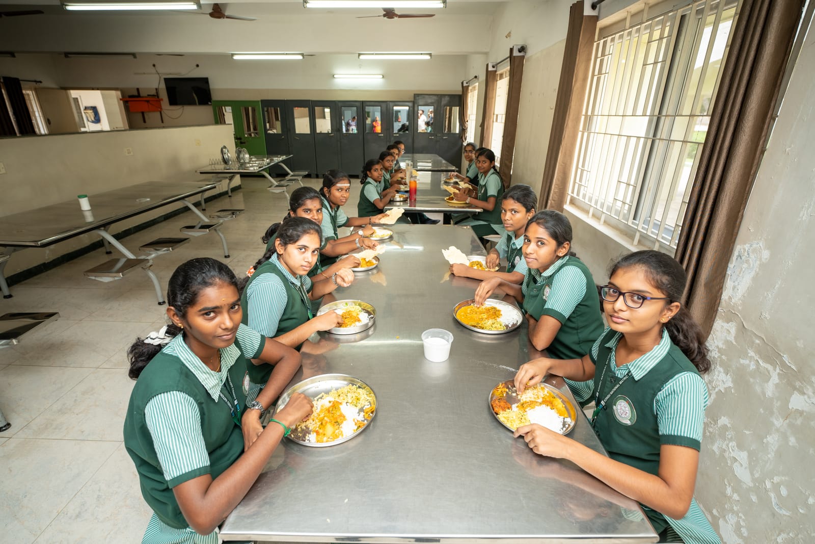 Canteen at Kongu National School