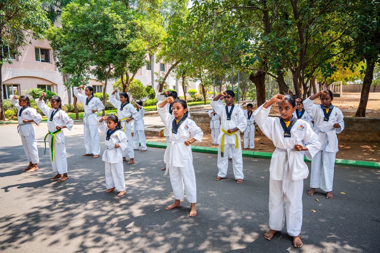 Karate Martial Arts Training Session