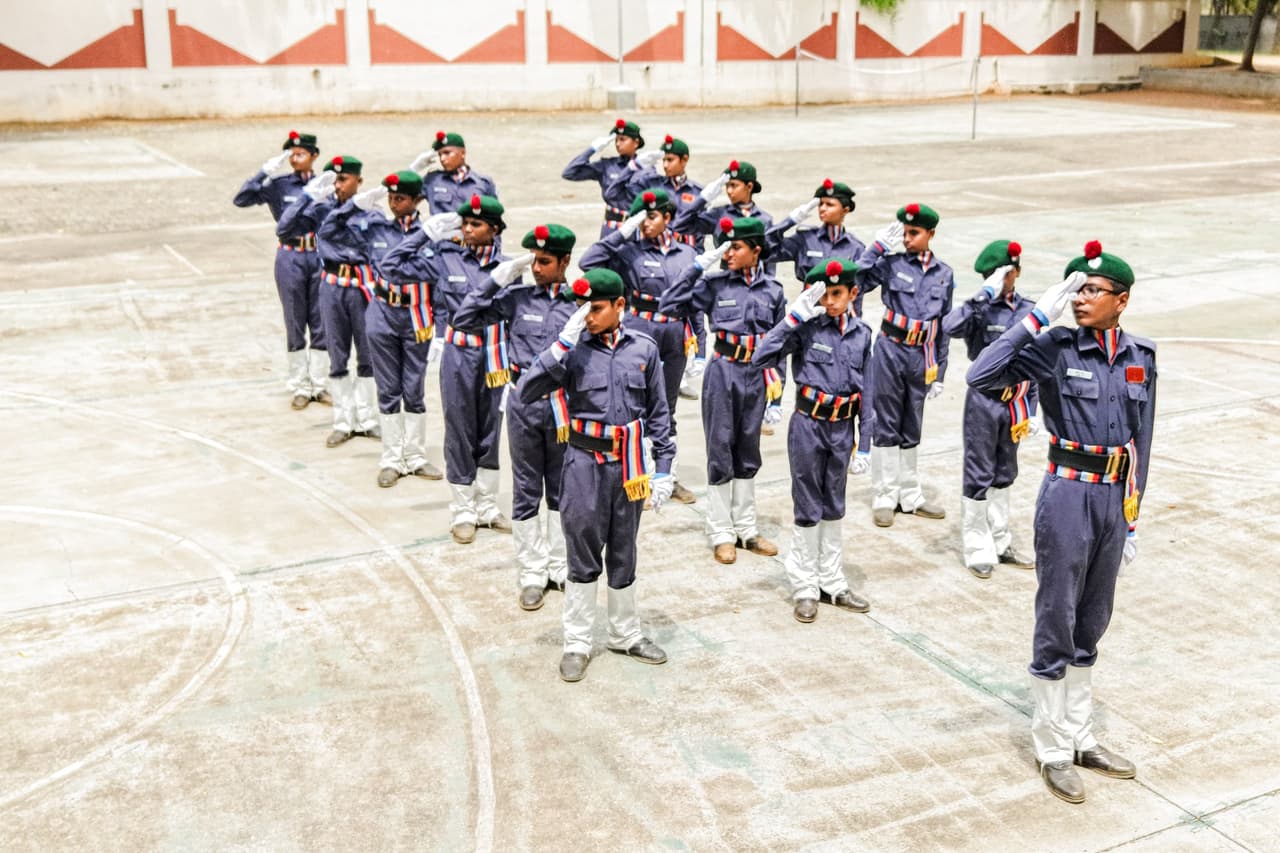 NCC Air Wing Cadets Parade & Training