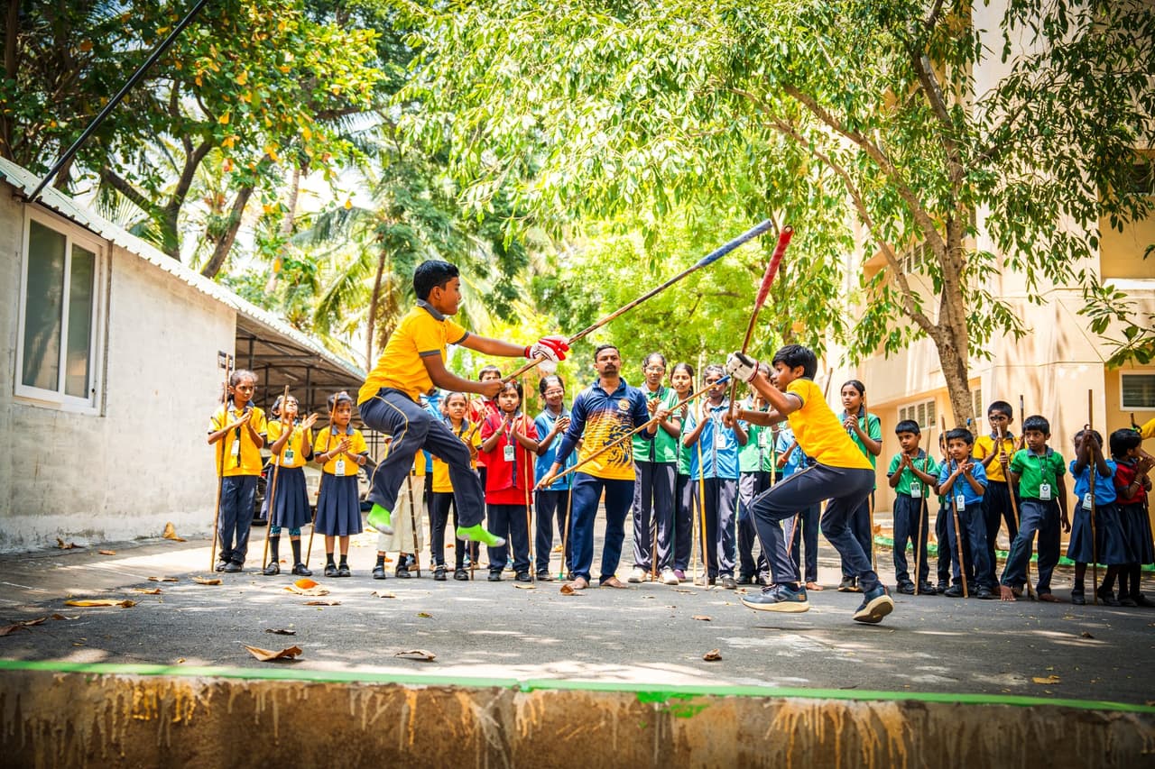 Traditional Silambam Practice and Training
