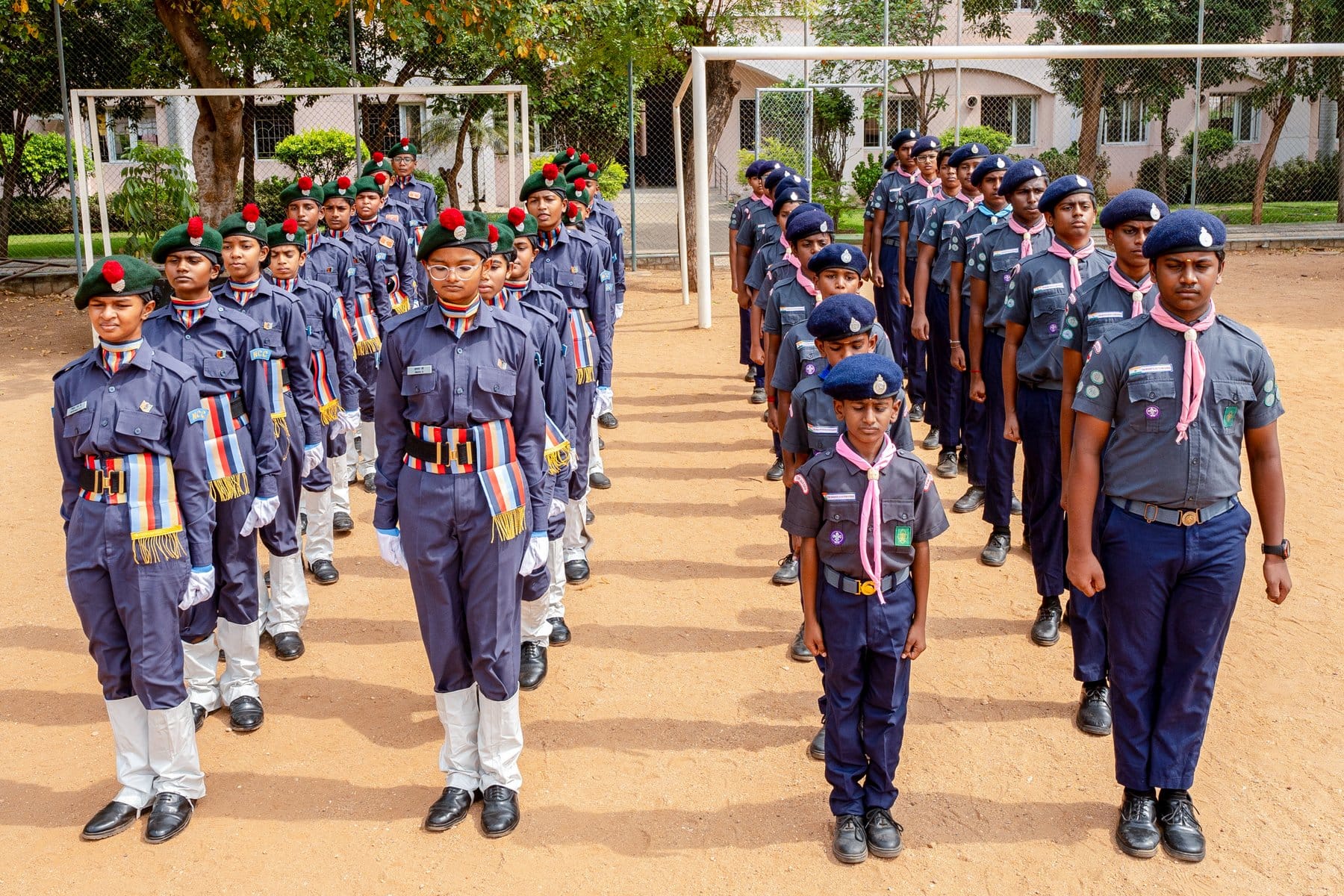 NCC cadets and Scouts & Guides