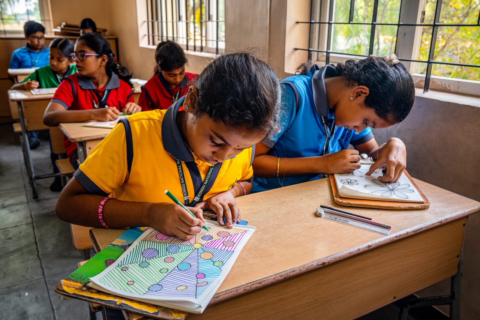 Art & Craft at Kongu National School