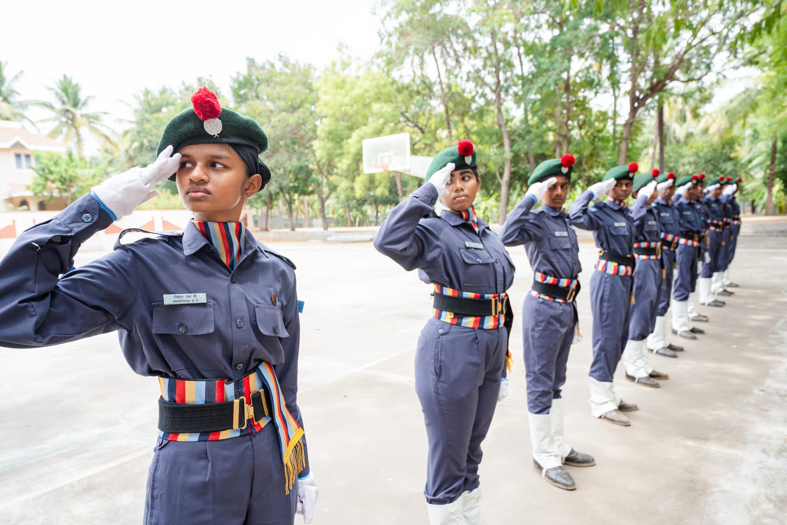 NCC Cadets Ceremonial Parade