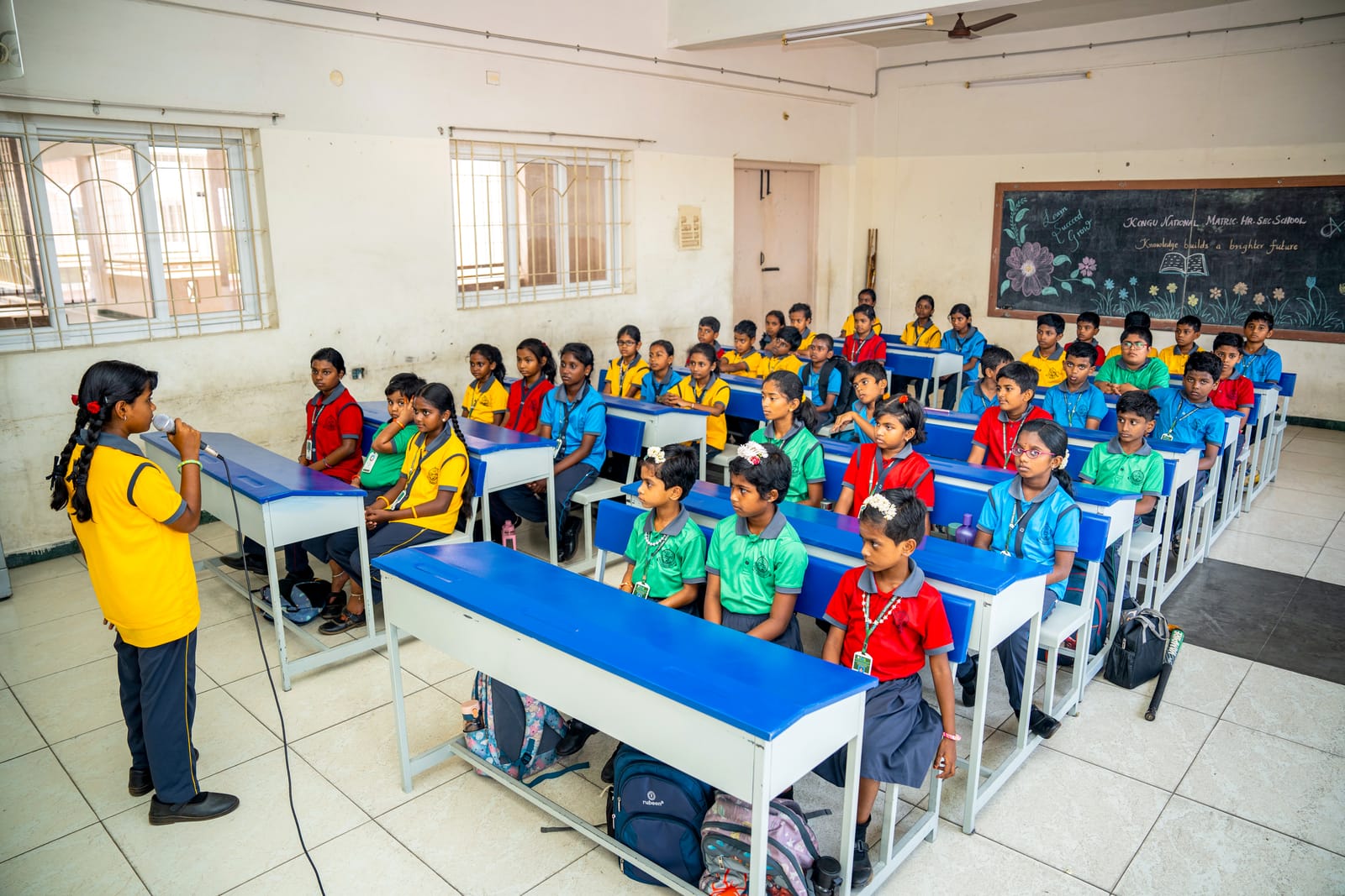 Public Speaking at Kongu National School