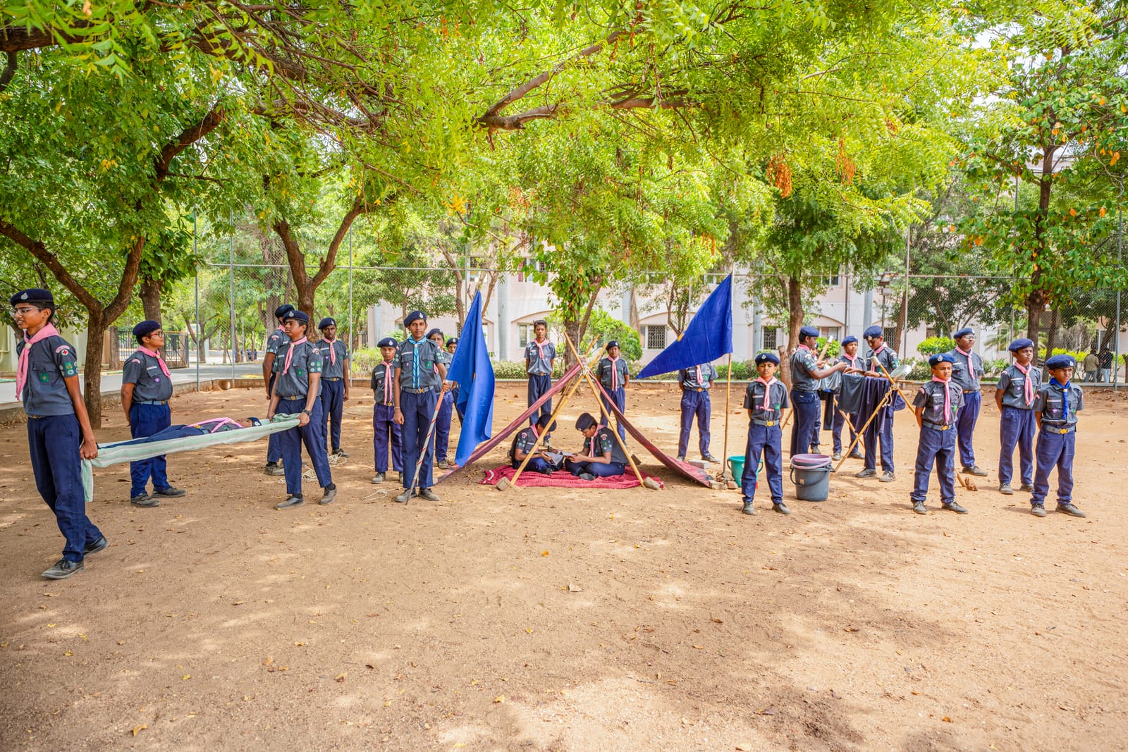 Scouts Outdoor Camps & Tent Pitching