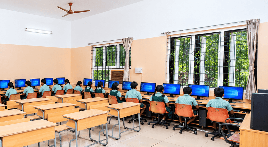 Techie at Kongu National School