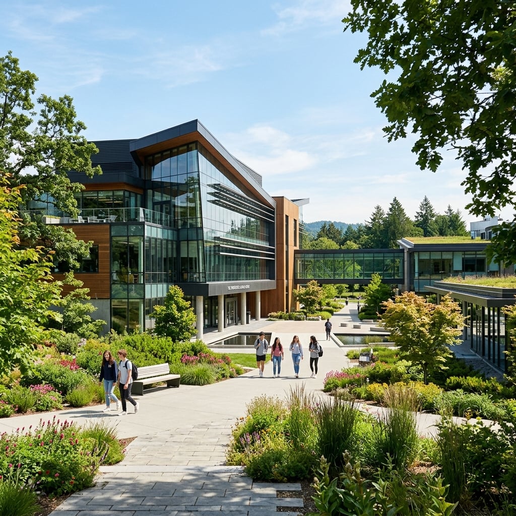 Modern School Campus