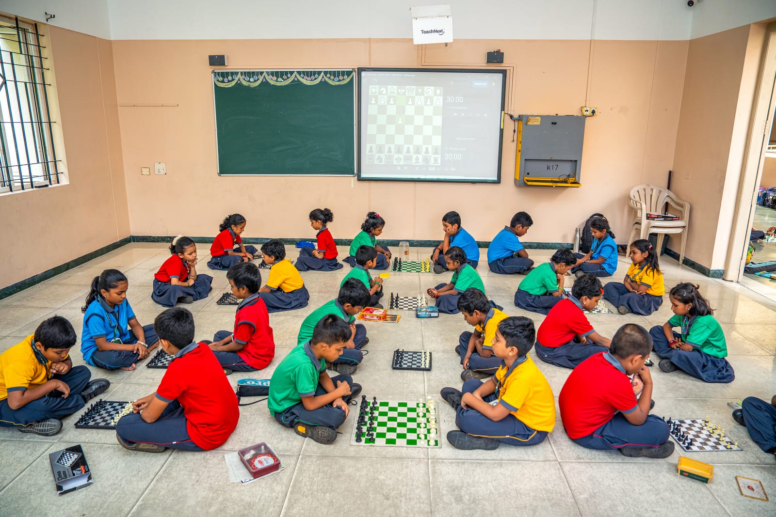 Chess at Kongu National School